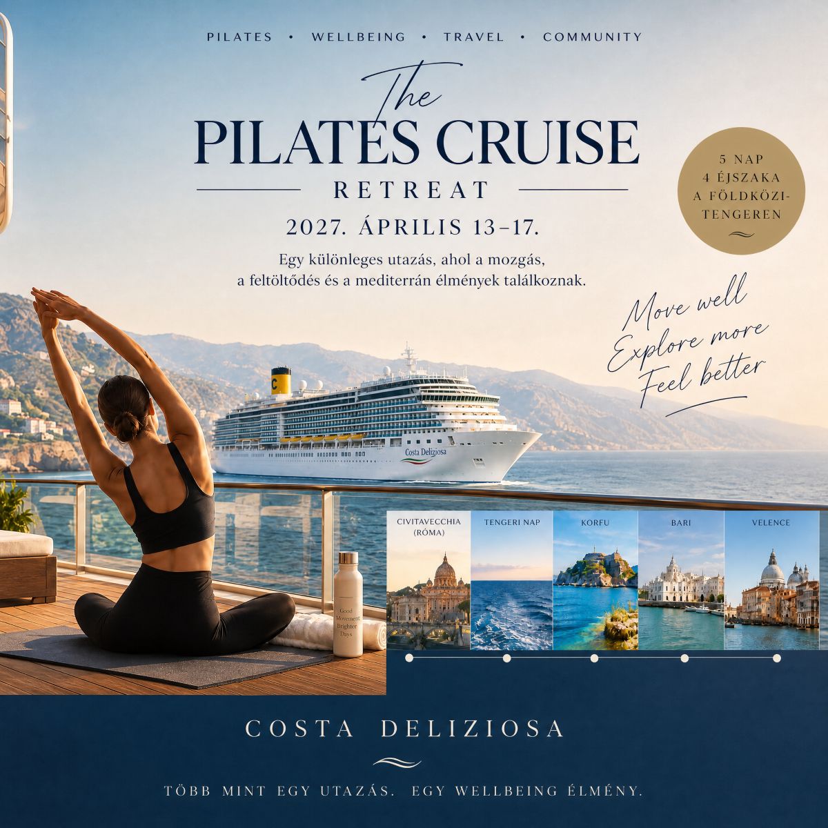 Pilates Cruise Retreat 2027 &ndash; TENSI gal&eacute;riak&eacute;p